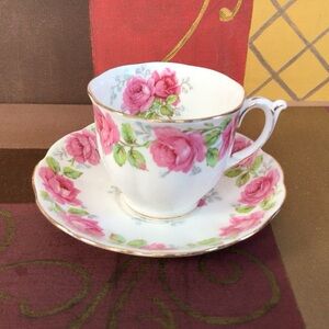 Bell China Lady Alexander Rose Teacup And Saucer